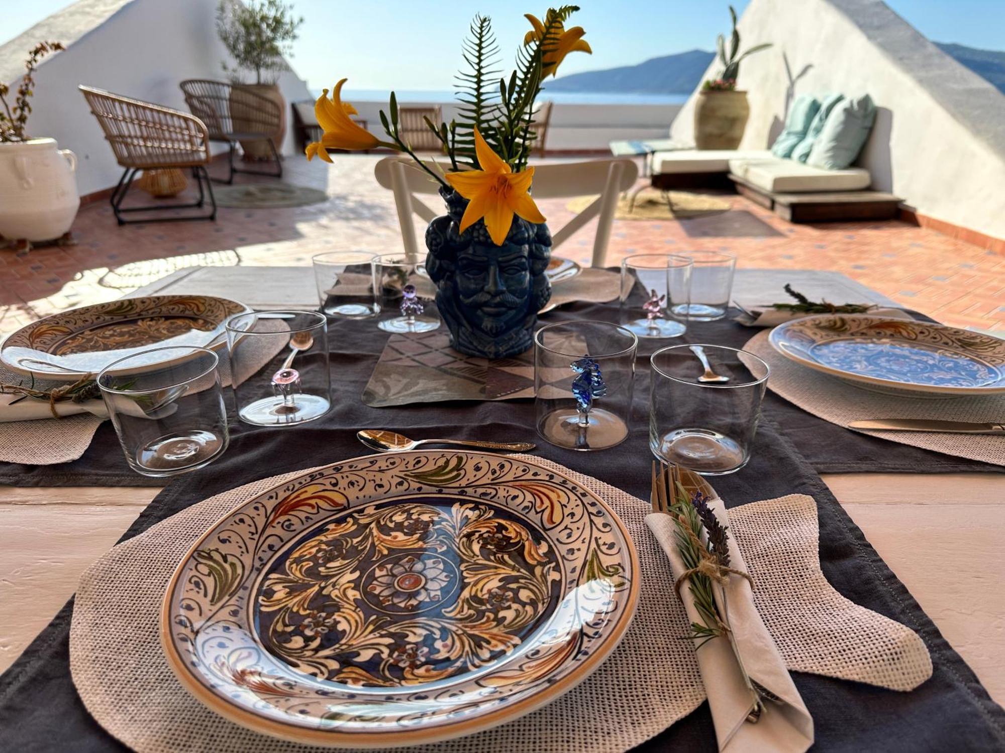 Bed and Breakfast Antica Dimora Санта-Марина-Салина Экстерьер фото